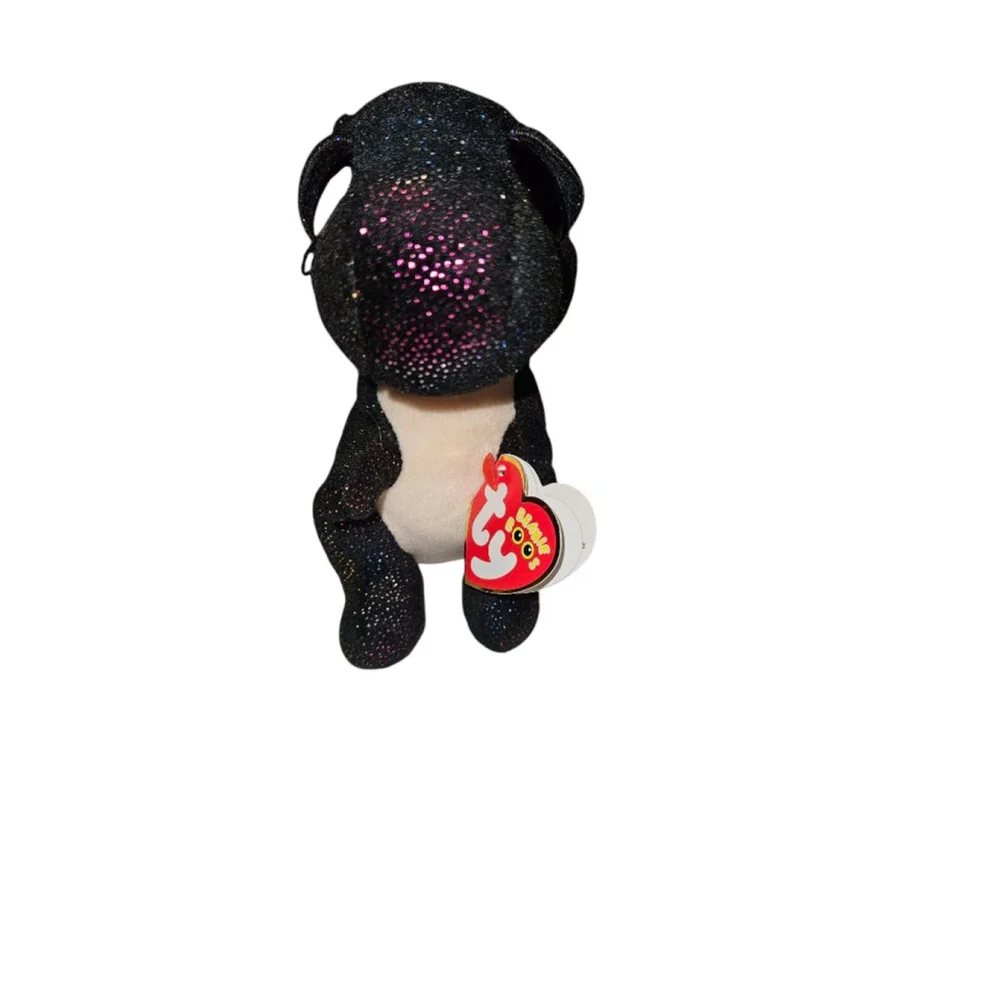 Ty Beanie Boo's Anora Dragon Plush Black Rainbow 6